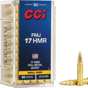 CCI 17 HMR 2375FPS 20GR FMJ