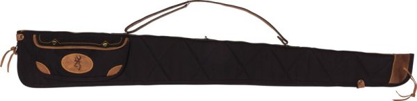 BROWNING LONA CANVAS GUN CASE - 52" BLACK/BROWN TRIM W/SLING