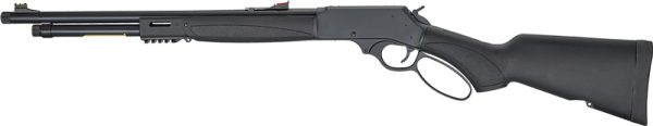 HENRY X MODEL LEVER 45/70 - 19.8" TB BLUED BLACK SYN. - Image 2