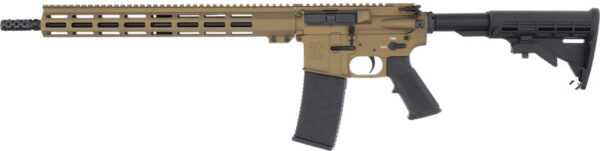 GLFA AR15 LEFT HAND RIFLE 223 - WYLDE 16" NIT BBL BRONZE - Image 2