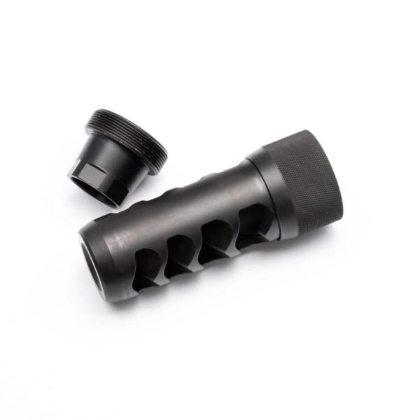 Area 419 Sidewinder Magnum Self Timing Muzzle Brake 30 cal 3/4-24 Thread Black Nitride