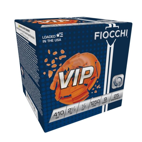 Fiocchi Premium Target Loads .410 ga 2 1/2"  1/2 oz #9  - 25/ct